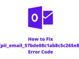 Fix [pii_email_57bde08c1ab8c5c265e8] Error