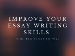 Improve Your Academic Essay Writing Skills