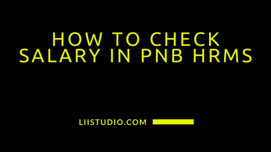 How to check salary in pnb hrms